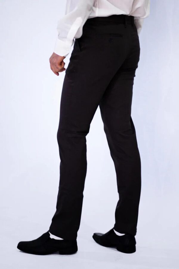 Calça Sarja Slim Masculino Cinza Chumbo - Image 2