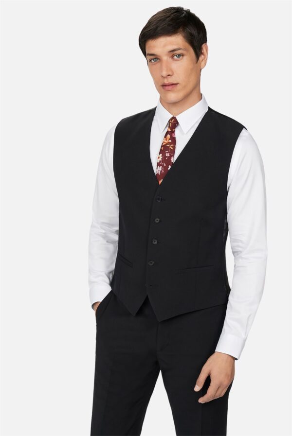 Terno Masculino Slim Preto Poly Gabardine - Image 3