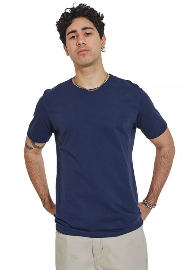 Camiseta Dry Fit Masculino Marinho UltraFlex Proteção UV - Imagem 2
