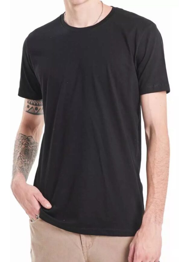 Camiseta Masculina Dry Fit Preta UltraFlex Proteção UV Jordhan - Imagem 2
