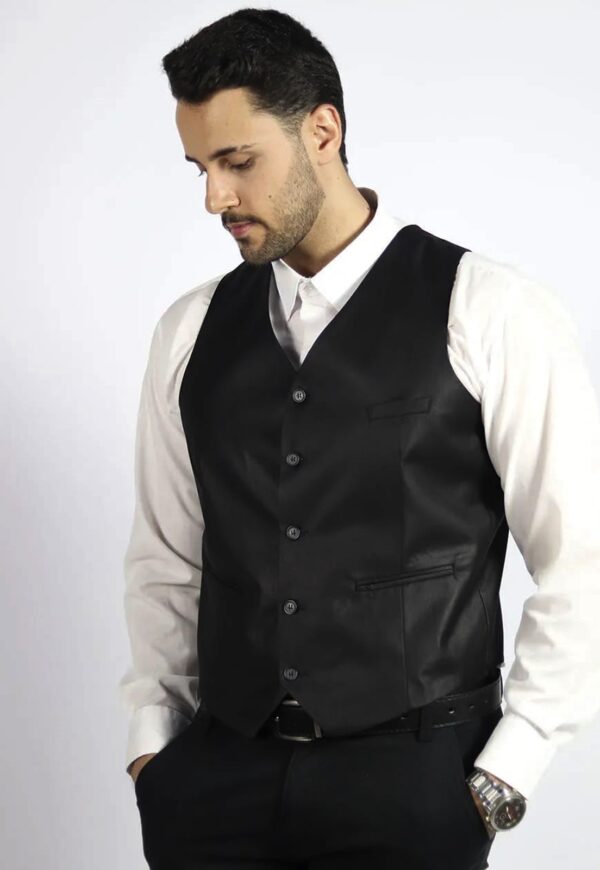 Colete Social Masculino Slim Fit Casual Clássico Oxford Jordhan