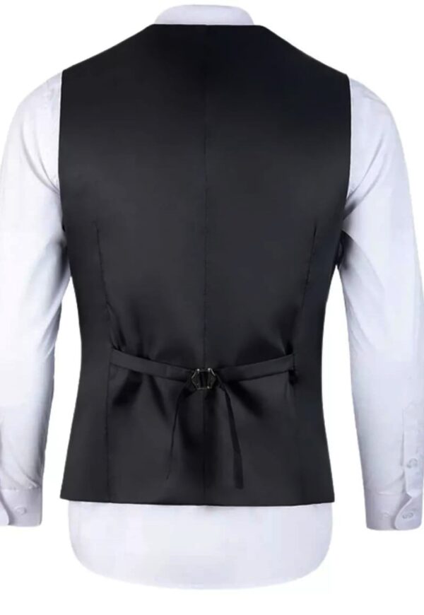Colete Social Masculino Slim Fit Casual Clássico Oxford Jordhan - Imagem 6