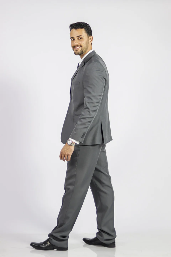 Terno Cinza Oxford | Inovatore Slim Fit | Jordhan - Imagem 2