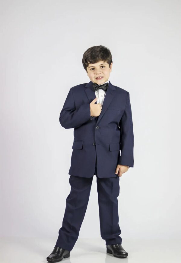 Terno Infantil Slim Azul Marinho | Jordhan