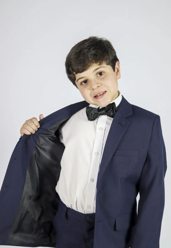 Terno Infantil Slim Azul Marinho | Jordhan - Imagem 2
