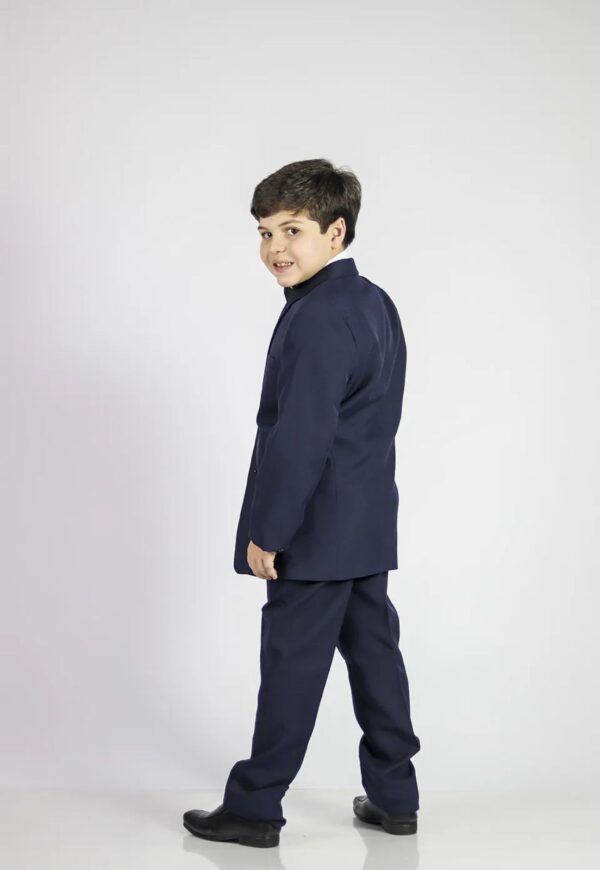 Terno Infantil Slim Azul Marinho | Jordhan - Imagem 3