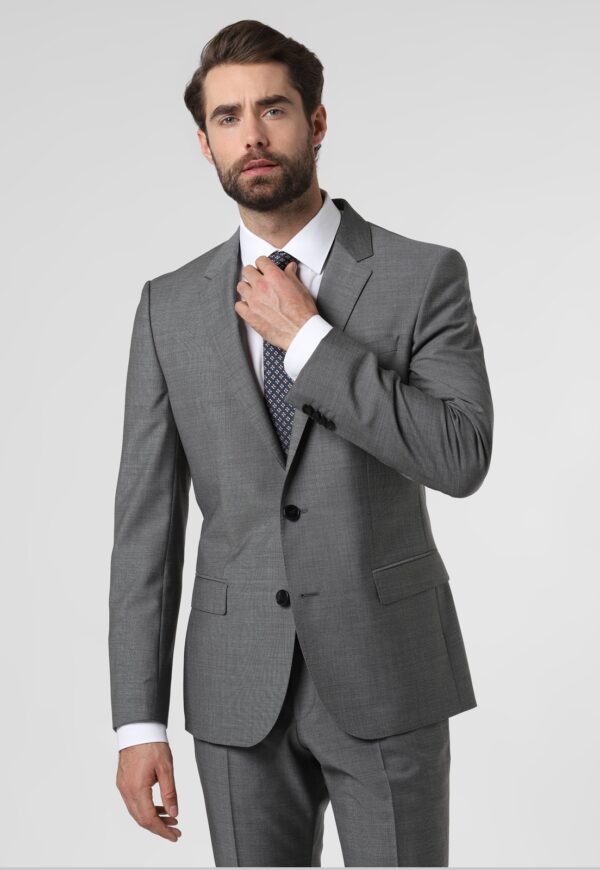 Terno Slim Masculino Fio Indiano Chumbo Jordhan - Imagem 2
