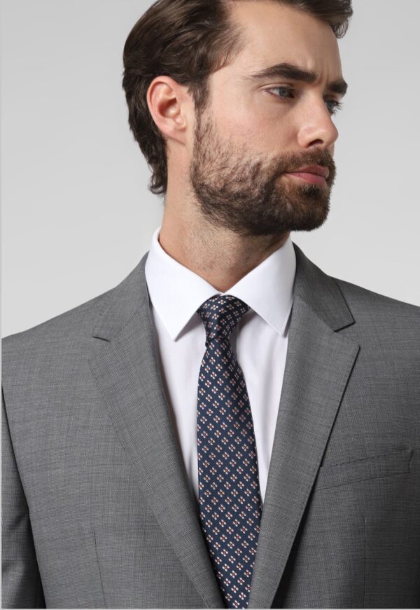 Terno Slim Masculino Fio Indiano Chumbo Jordhan - Imagem 3