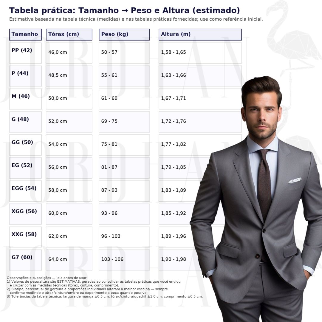 Jordhan Alta Costura Poliviscose Xadrez Azul | Terno Masculino Alfaiataria Premium Príncipe de Gales - Imagem 7