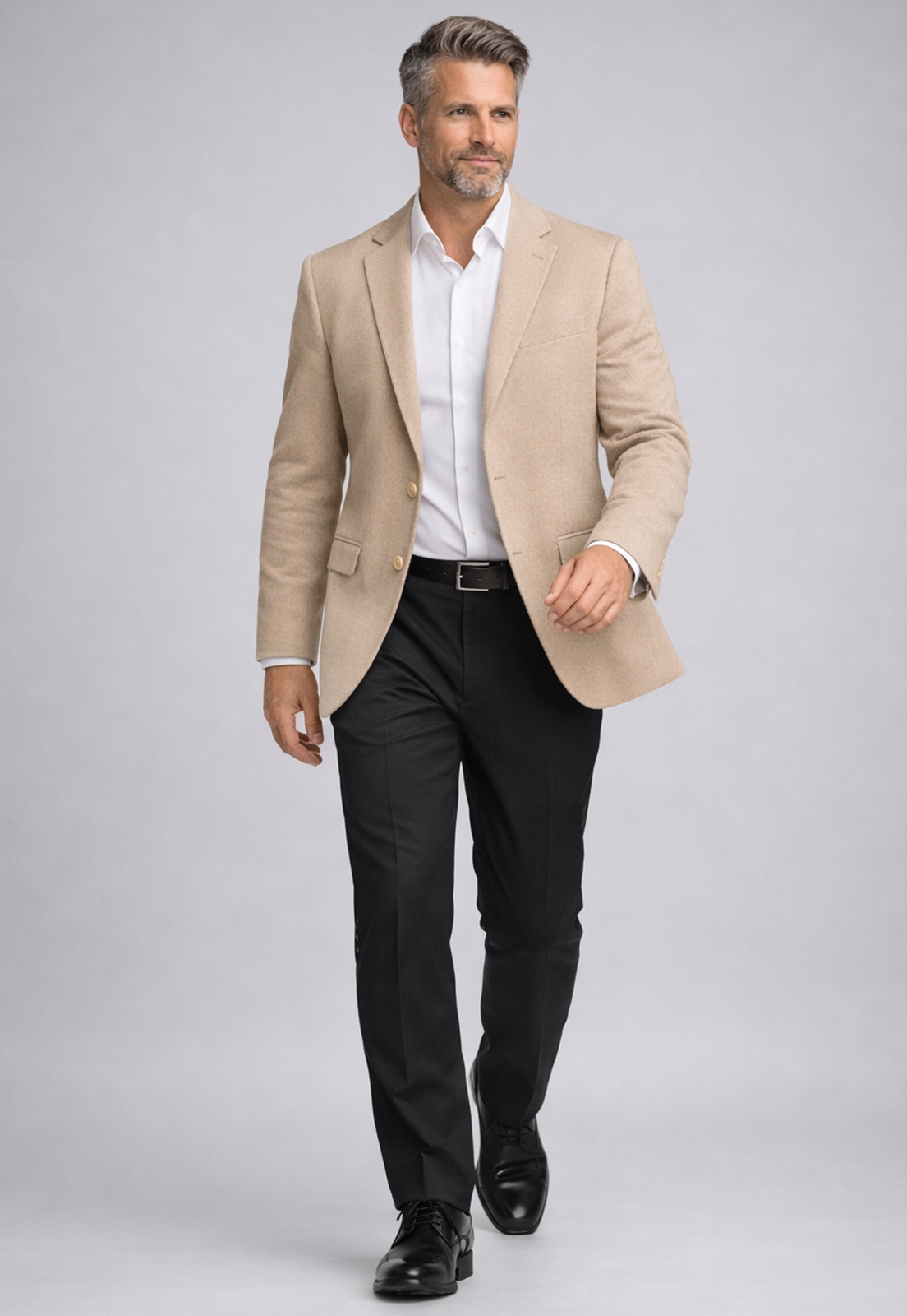 Blazer Bege Madagascar Poliviscose | Alfaiataria Premium